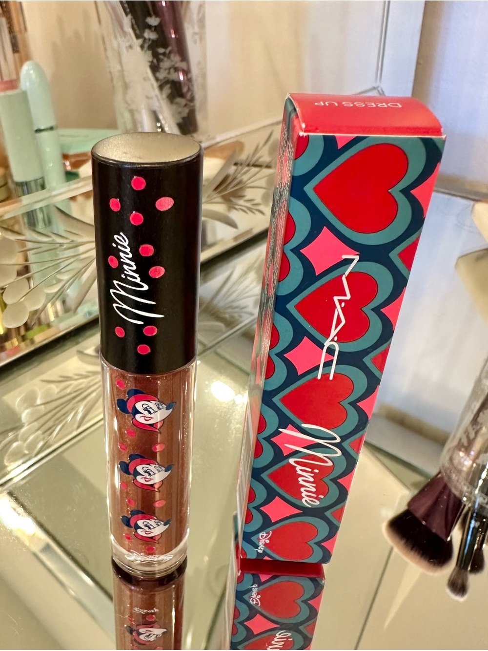 New MAC & Disney Lipglass Lip Gloss βDress Upβ